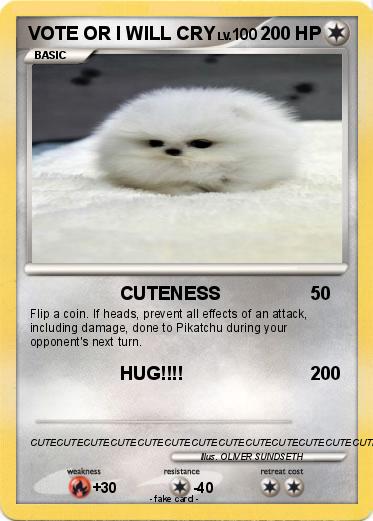 Pokemon VOTE OR I WILL CRY