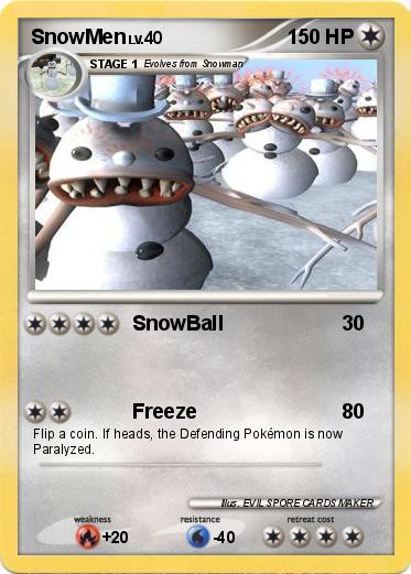 Pokemon SnowMen