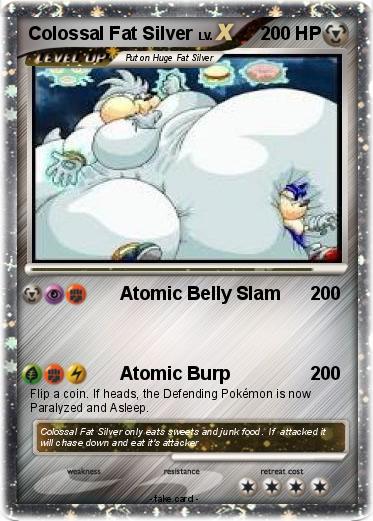 Pokemon Colossal Fat Silver