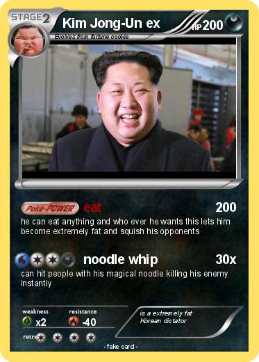 Pokemon Kim Jong-Un ex