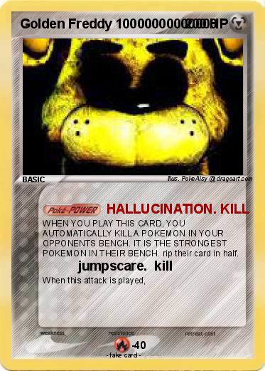 Pokemon Golden Freddy 10000000000000
