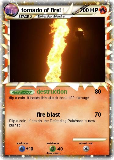 Pokemon tornado of fire!