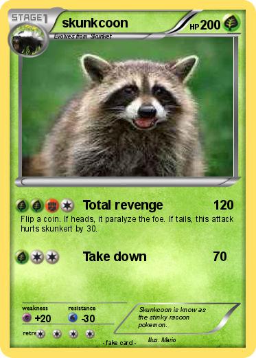 Pokemon skunkcoon
