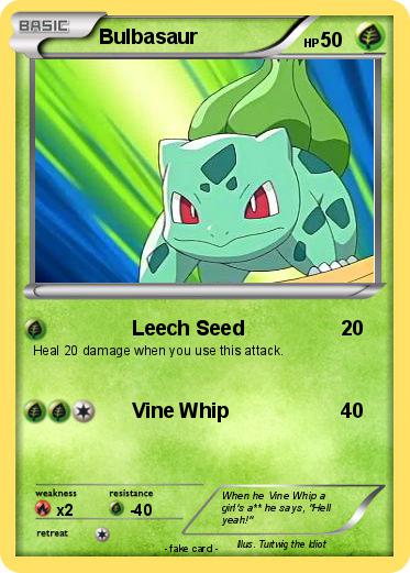Pokemon Bulbasaur