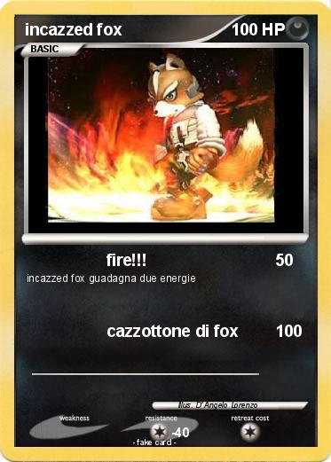 Pokemon incazzed fox
