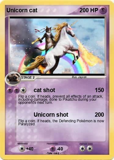Pokemon Unicorn cat