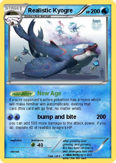 Pokemon Realistic Kyogre