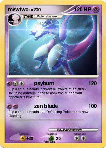 Pokemon mewtwo