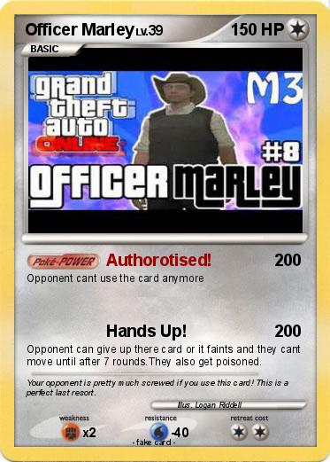 Pokemon Officer Marley