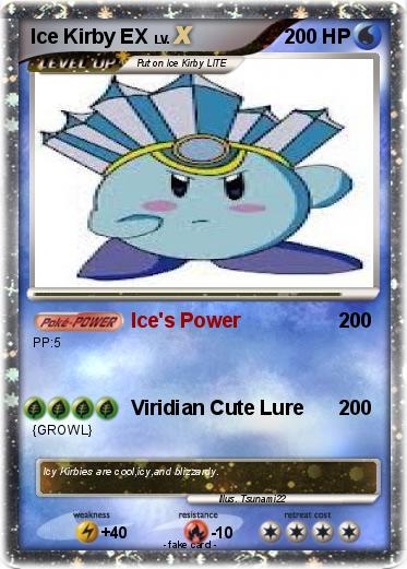 Pokemon Ice Kirby EX