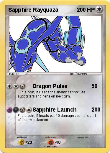 Pokemon Sapphire Rayquaza