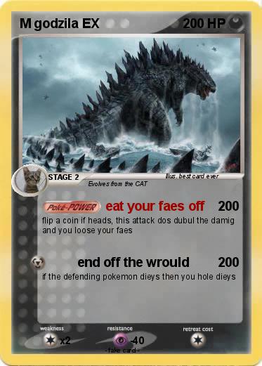 Pokemon M godzila EX