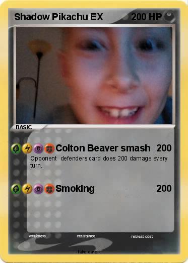 Pokemon Shadow Pikachu EX