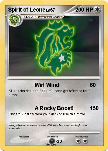 Pokemon Spirit of Leone