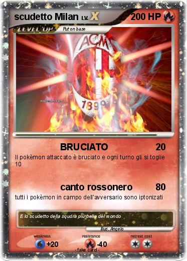 Pokemon scudetto Milan