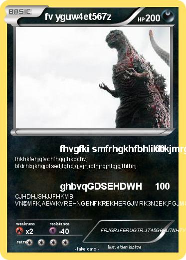 Pokemon fv yguw4et567z