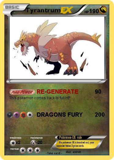 Pokemon Tyrantrum