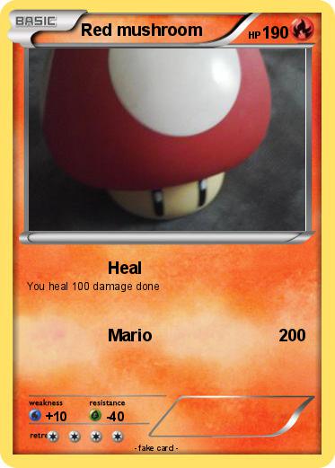 Pokemon Red mushroom