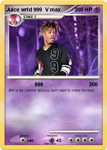 Pokemon Juice wrld 999  V max