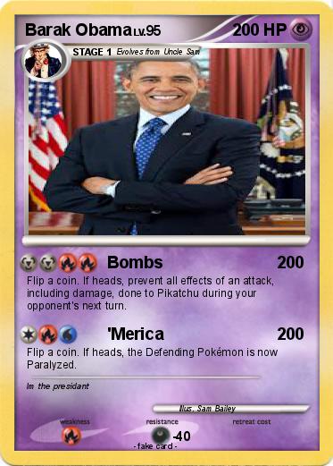 Pokemon Barak Obama