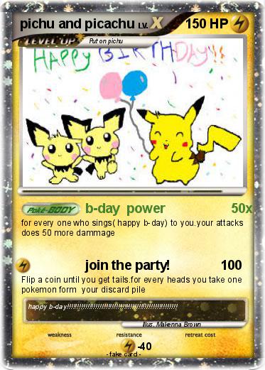 Pokemon pichu and picachu