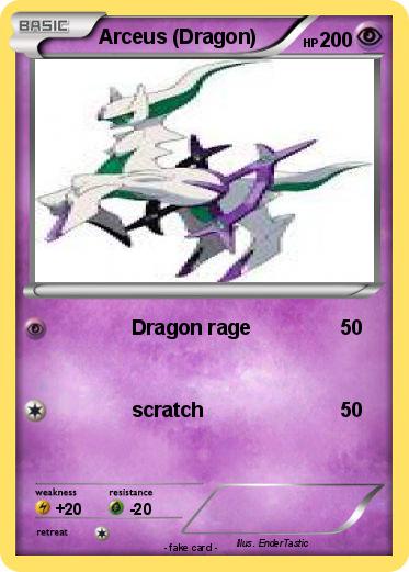 Pokemon Arceus (Dragon)