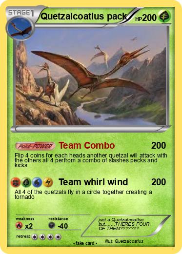 Pokemon Quetzalcoatlus pack
