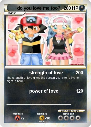 Pokemon do you love me too?
