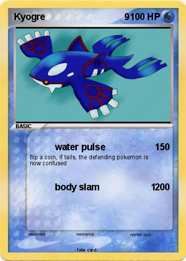 Pokemon Kyogre                               9