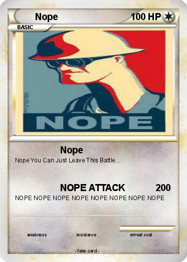 Pokemon Nope