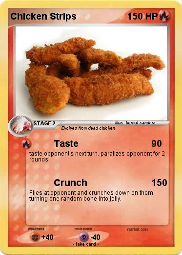 Pokemon Chicken Strips