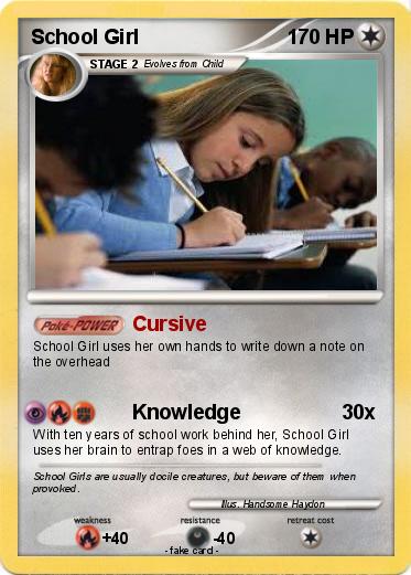 Pokemon School Girl