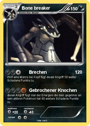Pokemon Bone breaker