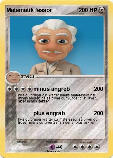 Pokemon Matematik fessor
