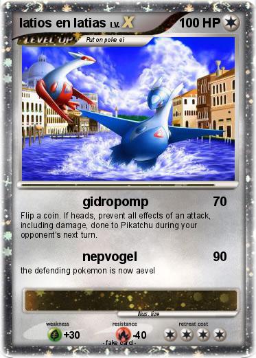 Pokemon latios en latias