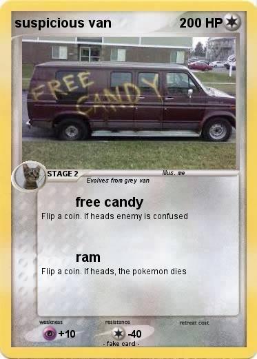 Pokemon suspicious van
