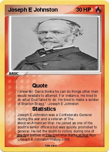 Pokemon Joseph E Johnston