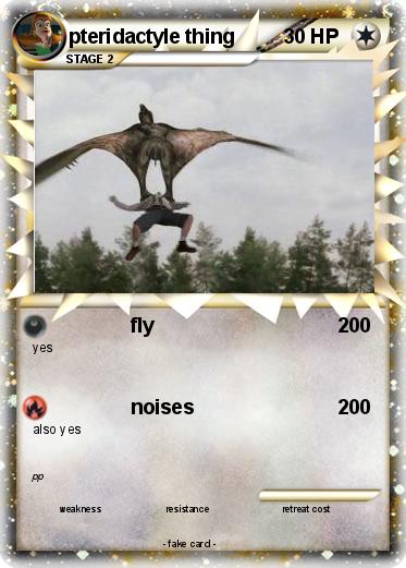Pokemon pteridactyle thing