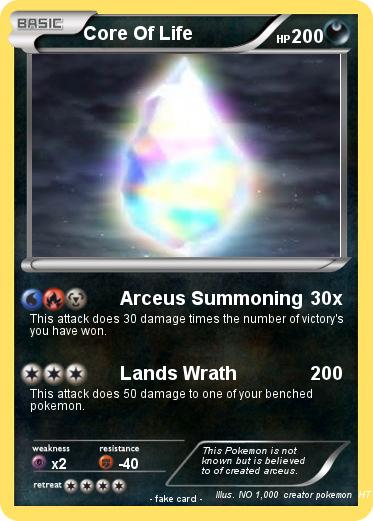 Pokemon Core Of Life