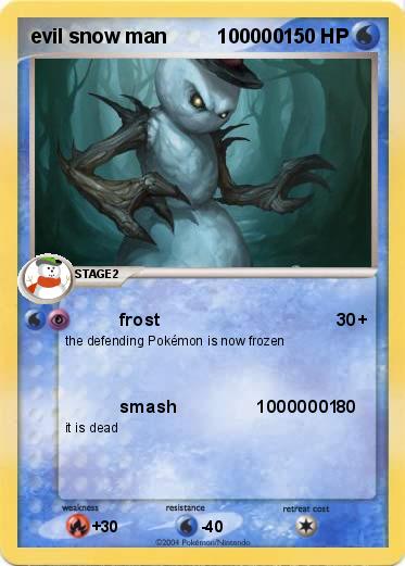 Pokemon evil snow man         100000