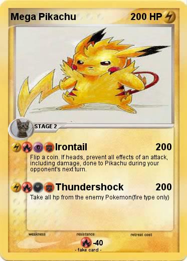 Pokemon Mega Pikachu