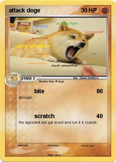 Pokemon attack doge