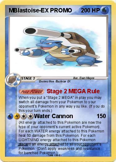 Pokemon MBlastoise-EX PROMO