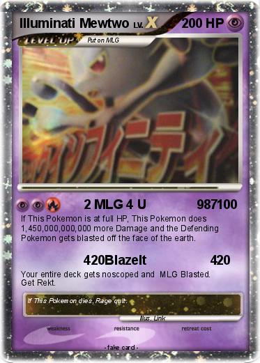 Pokemon Illuminati Mewtwo