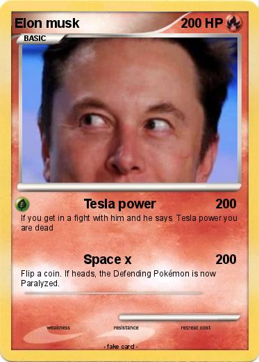 Pokemon Elon musk