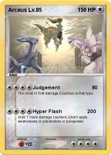 Pokemon Arceus Lv.85