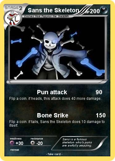 Pokemon Sans the Skeleton