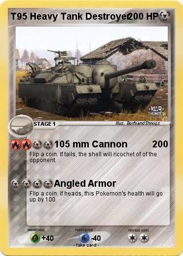 Pokemon T95 Heavy Tank Destroyer
