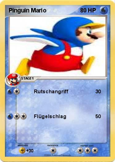 Pokemon Pinguin Mario