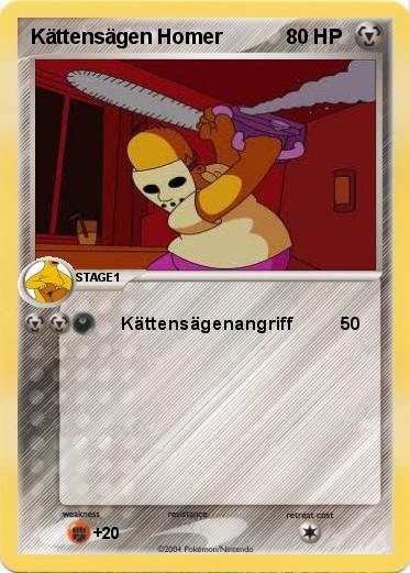 Pokemon Kättensägen Homer
